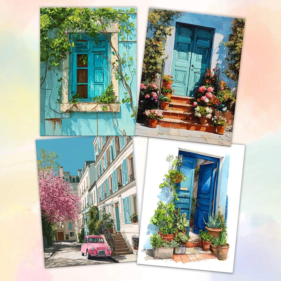 

GATYZTORY Paint By Numbers 40x50cm Landscape Handiwork On Canvas Adults Crafts Oil Acrylic Paints Decorative Art Supplies Crafts