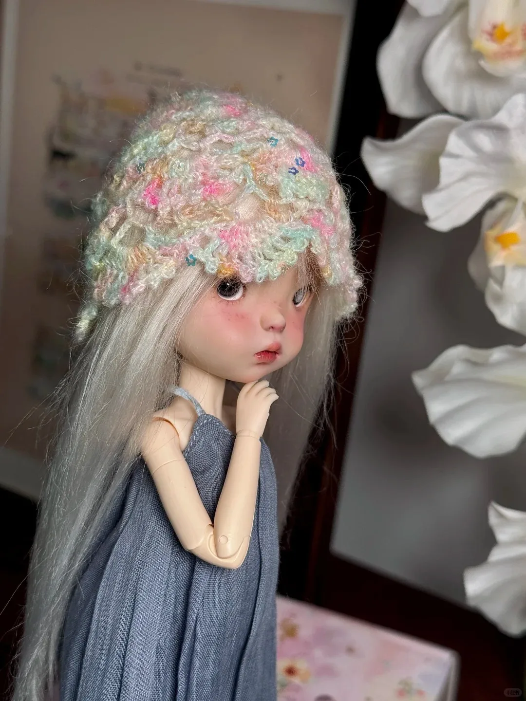 Nouvelle poupée BJD SD 1/6 Landoudou jolie fille peut fille haute 26 cm hauteur poupées sculptées en stock maquillage livraison gratuite