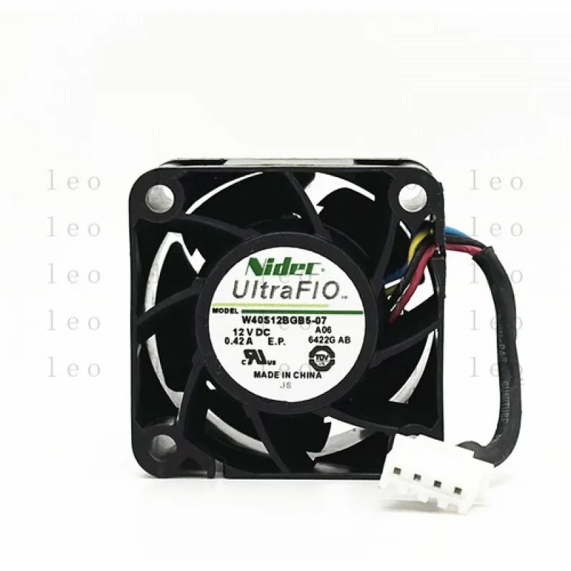 

FF for NIDEC W40S12BGB5-07 4028 4CM 12V 0.42A PWM Double Ball Large Air Volume Fan