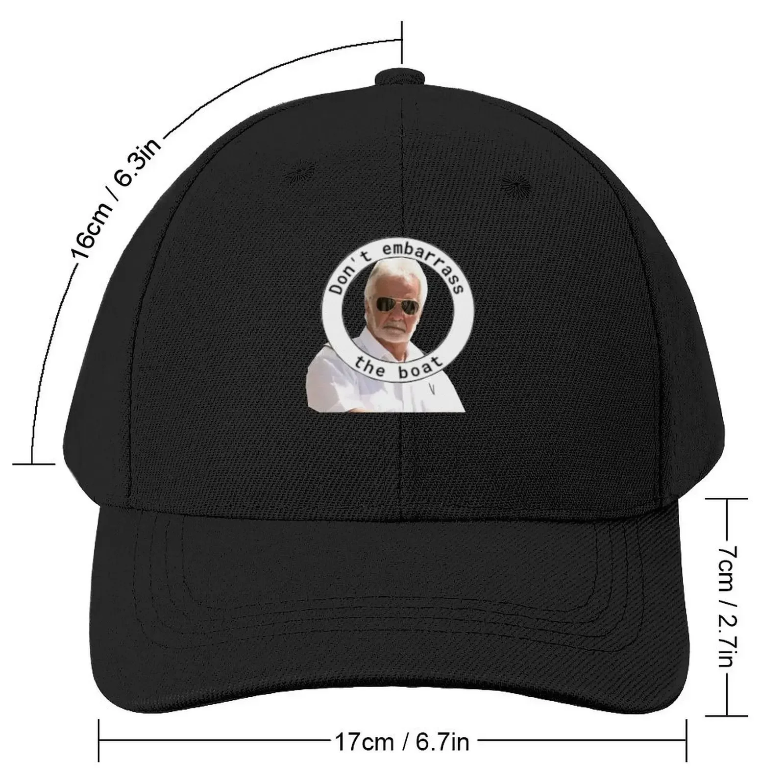 Below Deck - Captain Lee - Don't embarrass the boat Baseball Cap beach hat Sunhat Elegant Women's Hats Men's