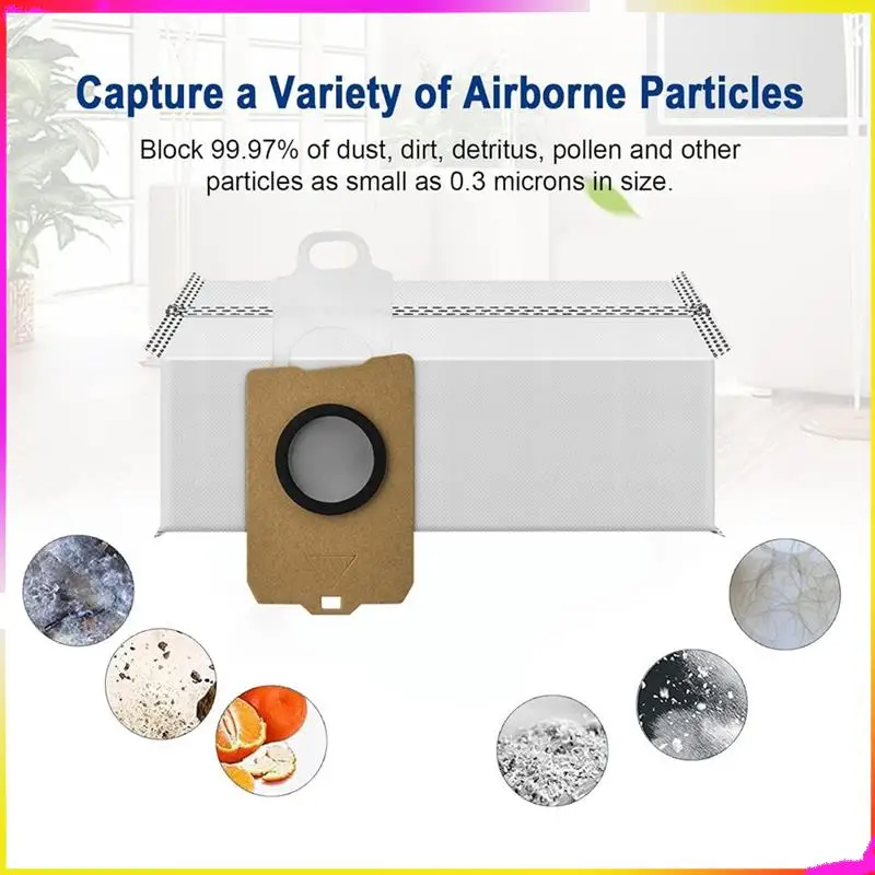 M04K 12Pcs Dust Bags For Narwal 001 12Pcs Dust Bags For Narwal 001 Trash Dust Bags Replacement Spare Parts