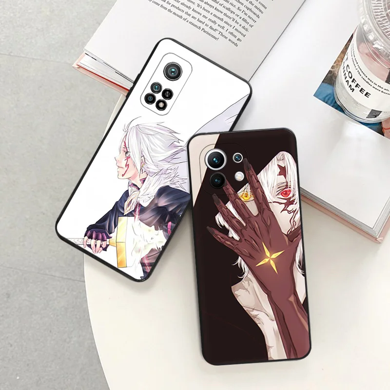 Phone Case For Redmi 10C 10A Note 11 Pro 10 10s 11s Tokyo Ghoul D. GRAY-MAN Xiaomi 10t 11t Lite Black Soft Protective Cover