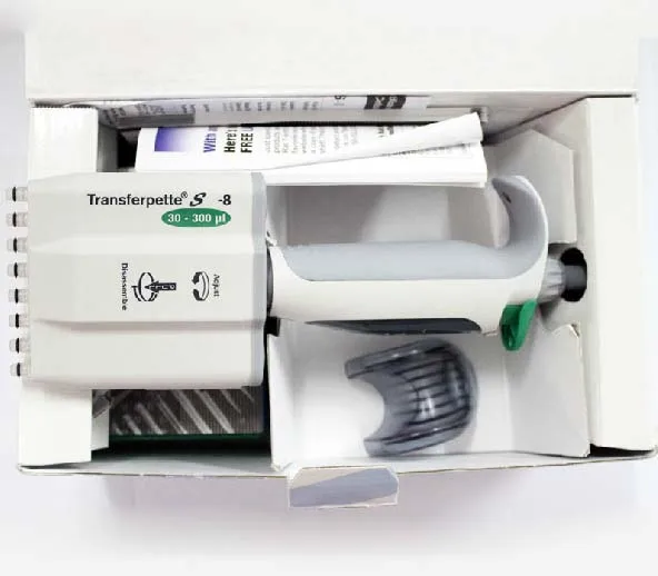 BAND PLAND 8-channel/12 manually adjustable pipette 10/50/300ul complete disinfection discharge gun