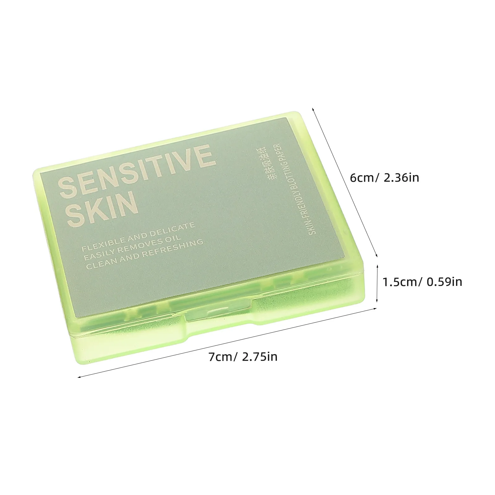 1Set Oil Absorbing Sheets for Face Portable Blotting Paper with Mirror Compact Puff Case for Oily Skin Makeup Touch Up Travel