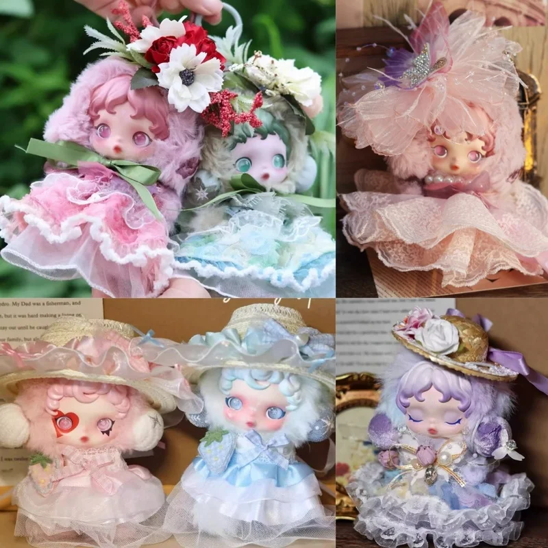 

Vintage 10cm Doll Clothes Princess Dress For Skullpanda V1/V2 L'Impressionnisme Series Cute Doll Outfit Accessories Girls Gift