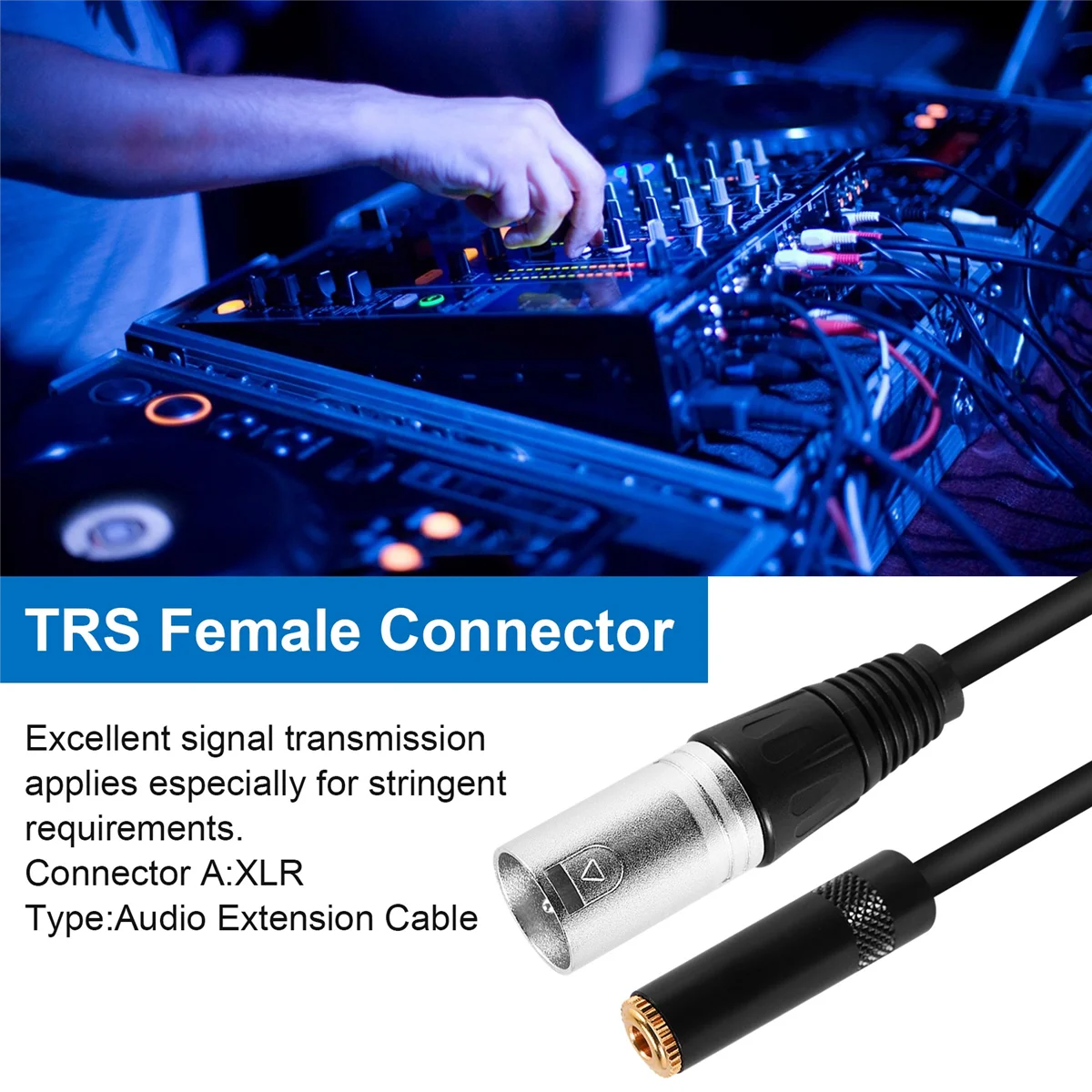 SWXF 0. ワイヤー 3 ピン Xlr オス - 3.5mm メス オーディオ コネクタ ステレオ マイク アダプター