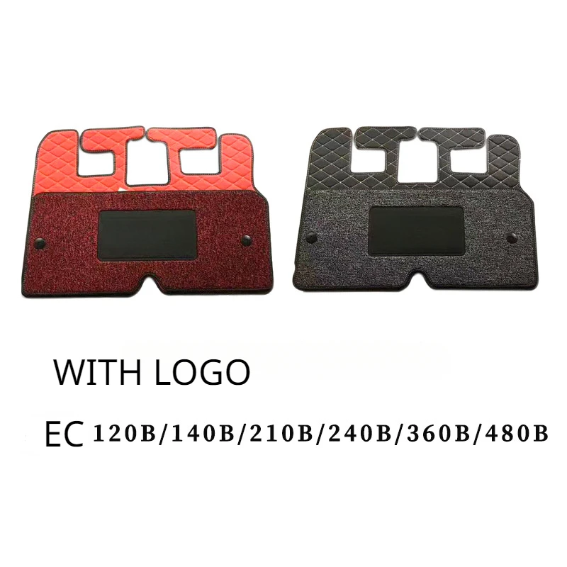 Floor Mat For Volvoec55 60 210C240F B 120D Cab Carpet Floor Glue Excavator Accessories