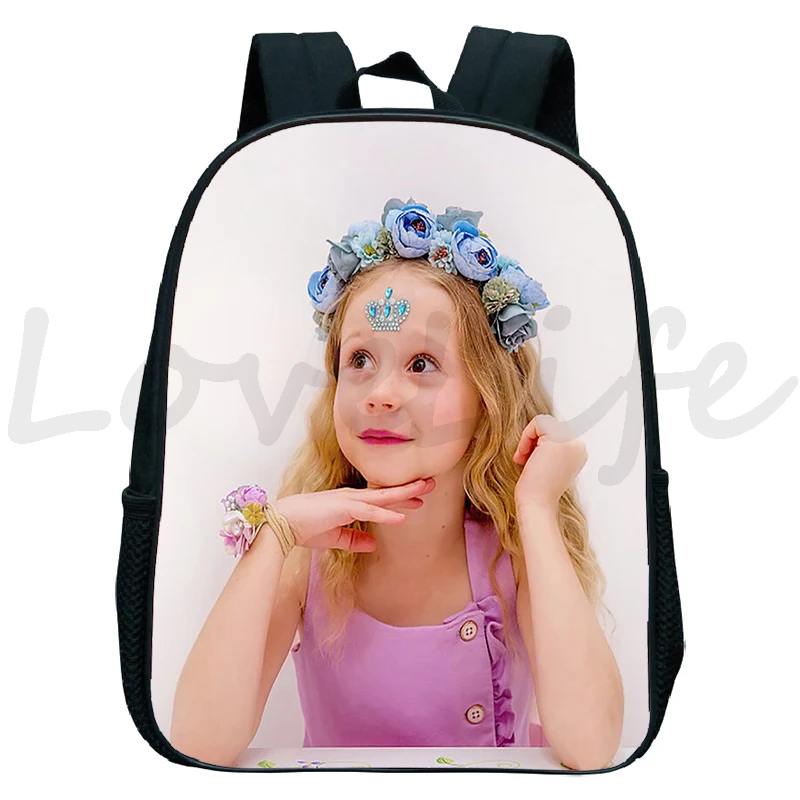 Girls Like Nastya Backpacks Cartoon Boobag Children Schoolbag Kindergarten Bags Kids Backpack Toddler Rucksack 12 Inch Mochila