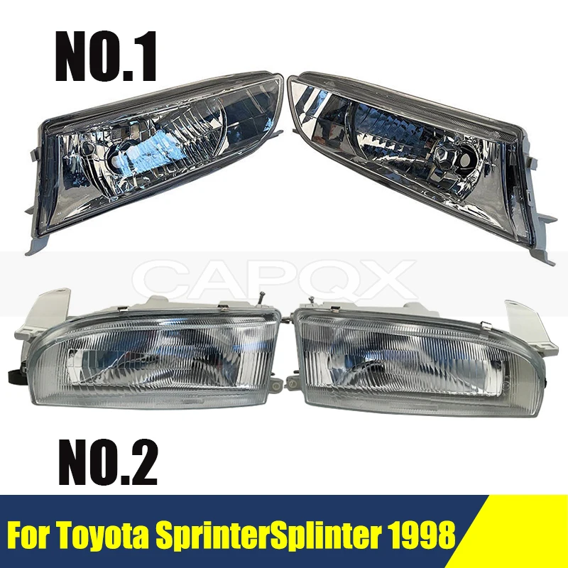 

1 Pair Front Bumper Headlight Headlamp For Toyota Sprinter/Splinter 1998 Head Light Head Lamp