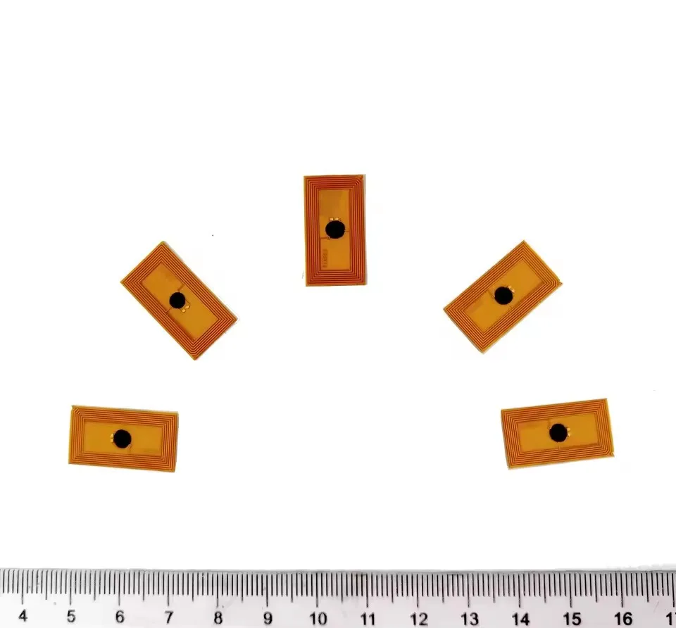 10pcs 9X18MM RFID F08 FPC Tag IC Ring Wristband NFC Device Anti-Metal Tags RF passive cards