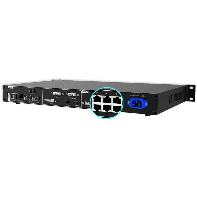 LED-Video prozessor novastar vx4u Dual-Port-Eingang unterstützt Host-Computer zentrale Steuerung vx6s/VX4S-N/vx4u