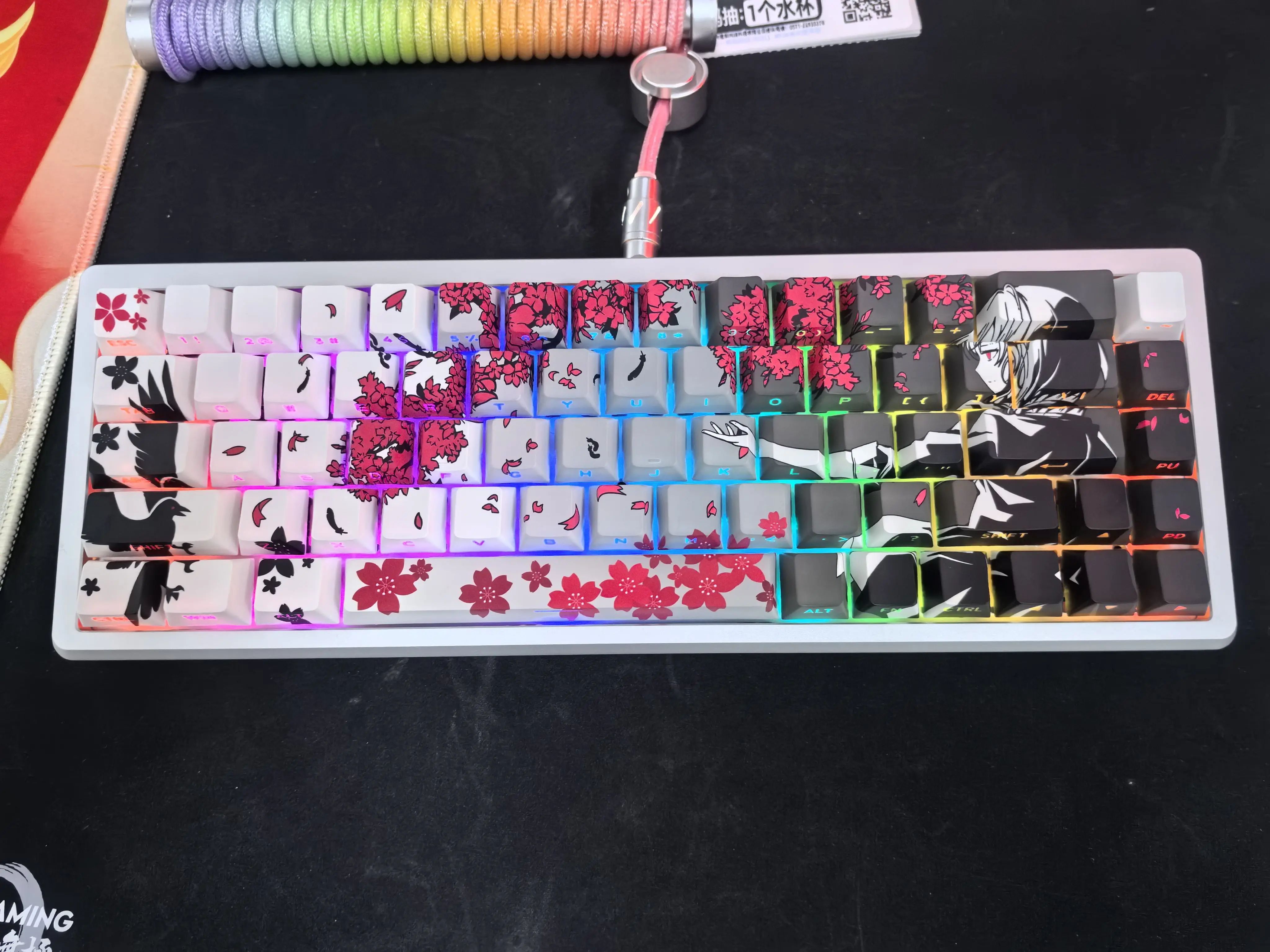 everglide su68 磁気軸キーボード/高精度/超低遅延金属 CNC 陽極酸化
