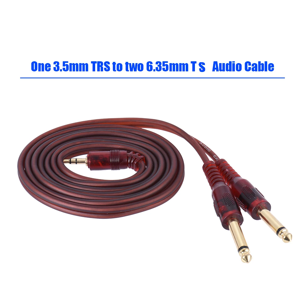 1.5m / 5ft Stereo Audio Cable Cord Wire 3.5mm 1/8" Male to D