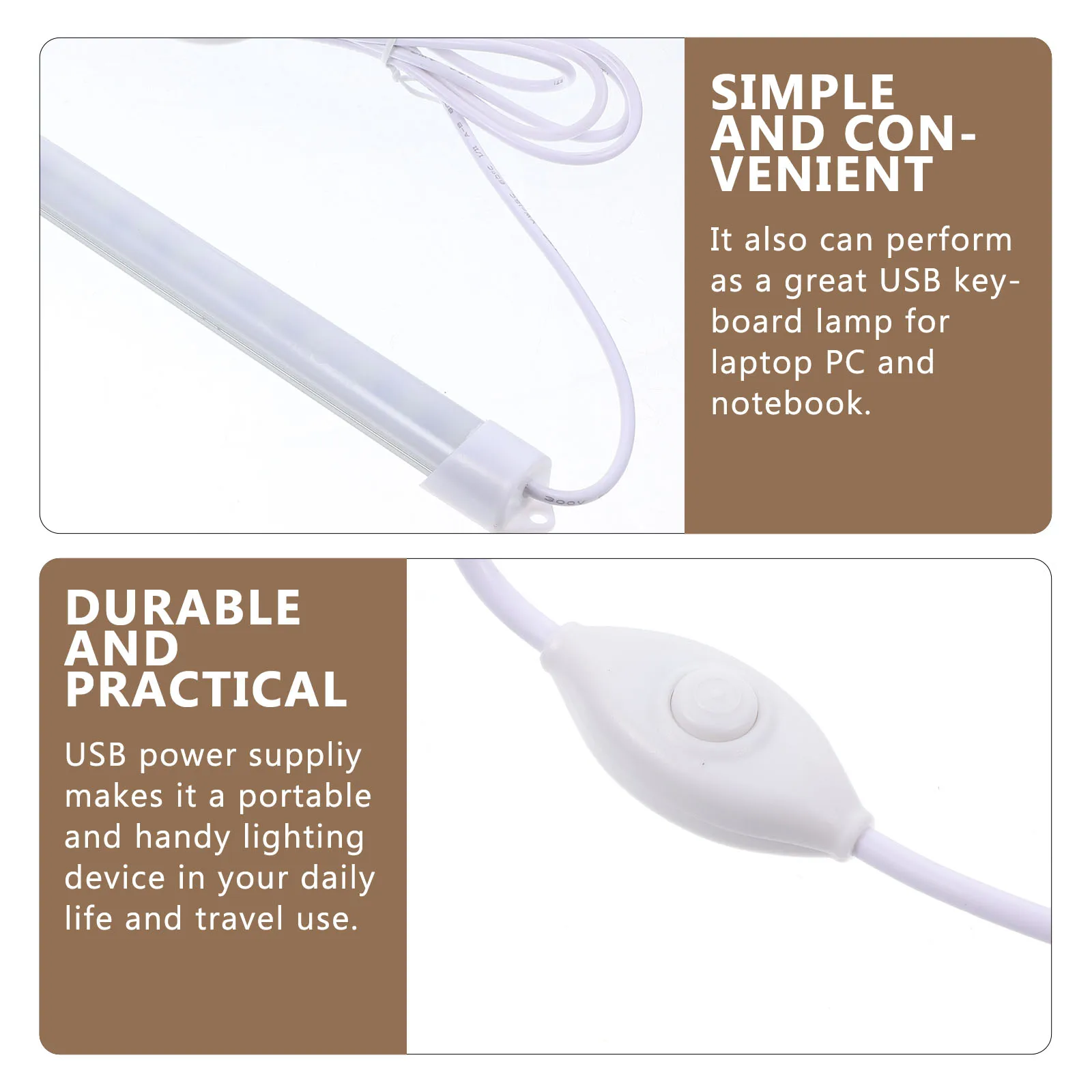 

Eye-Care Eye Protection Reading Light USB LED Light Strip Lamp Cabinet LED Light Bar Light Tube Cold Light