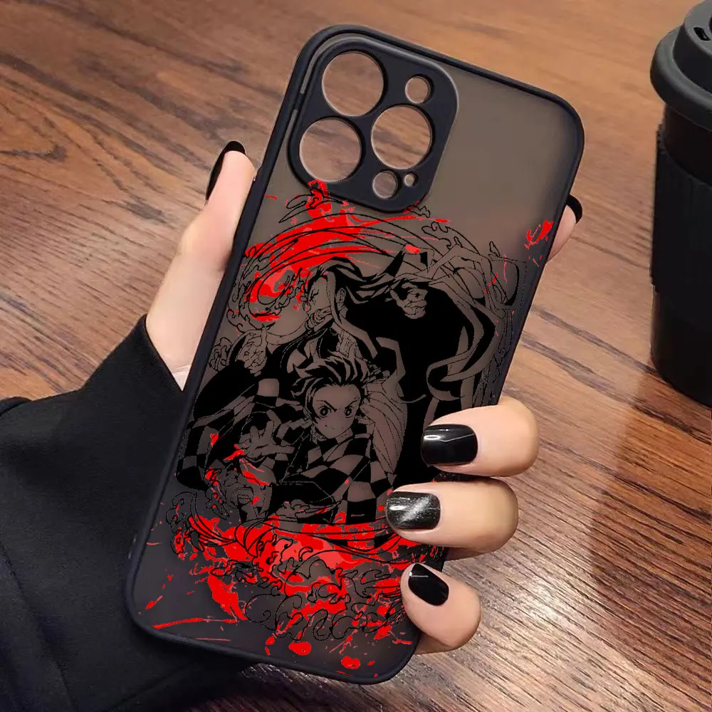 D-Demon S-Slayer Kimetsu Nezuko Matte Case For Samsung A12 A13 A14 A16 A21S A22 A23 A31 A32 A33 A50 A51 A52 A53 A70 A72 A73 Case