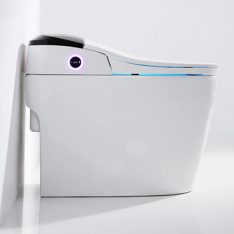 Fashion S Trap Electric Remote Automatic Flush Flip Smart Bidet Wc Intelligent Toilet