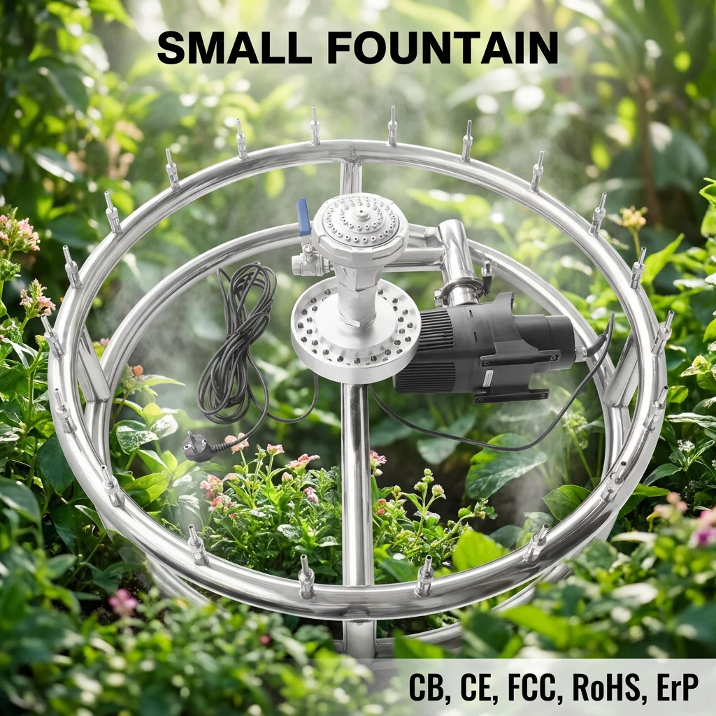Small dancing fountain, new stylish design mini music fountain, portable dancing fountain, water waterfall, outdoor garden