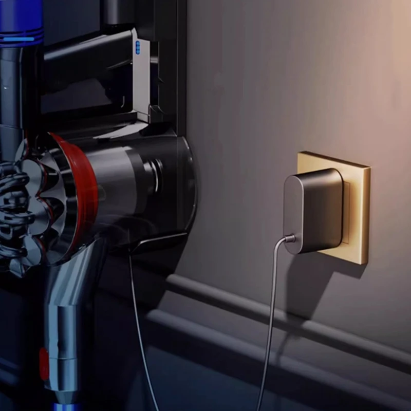 Сменный шнур питания 30,45 В для Dyson V10, тонкий беспроводной пылесос, аксессуары, зарядный шнур питания, вилка стандарта США