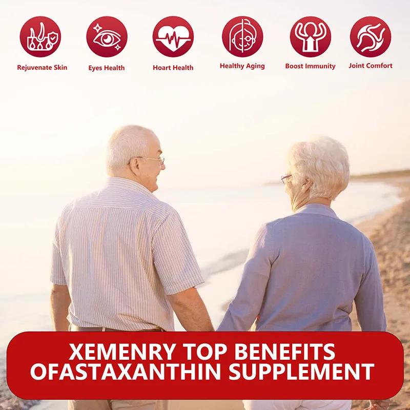 Astaxanthin 24mg - Promotes Cardiovascular Health & Accelerates Metabolism Supporting Eye, Joint & Skin Health