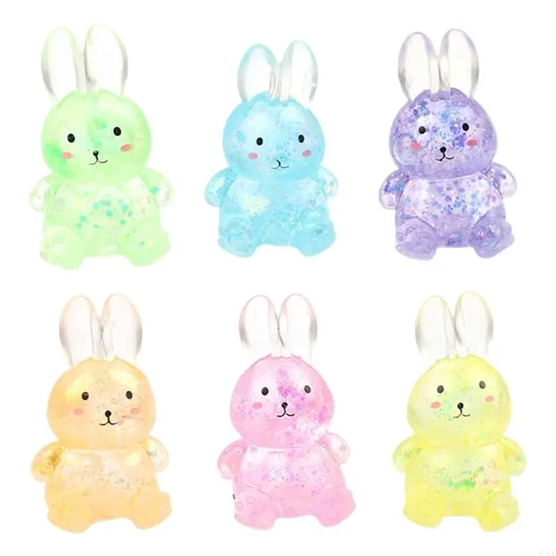 adorkable Squeeze Toy Novelty Gag Soft Squeeze Toy Rabbit สำหรับความวิตกกังวลสำหรับเด็กลดอุปกรณ์ของเล่นที่สนุกสนาน
