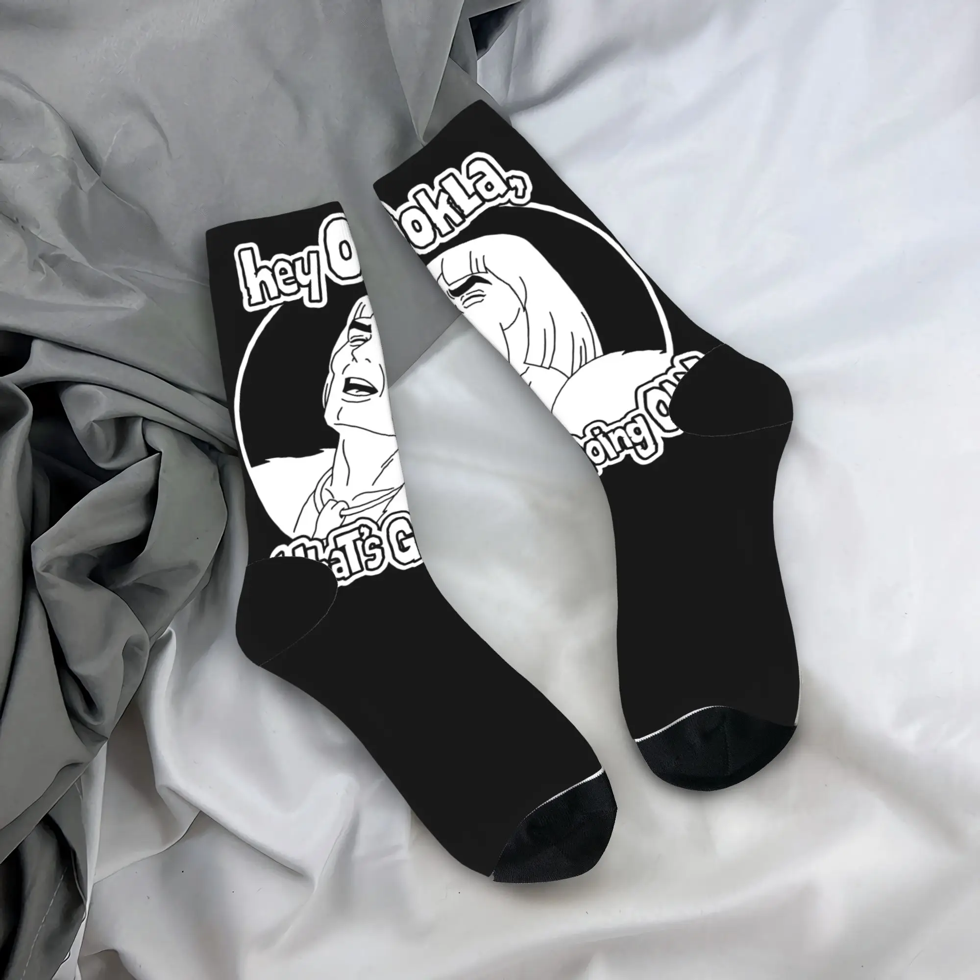 Thundarr The Barbarians Stockings Hey Ookla Printed Fashion Socks Autumn Anti Sweat Socks Men's Running Medium Soft Socks