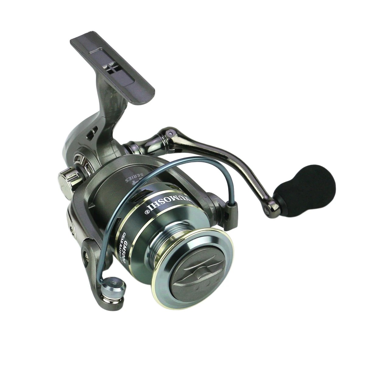 Carrete Giratorio Metal Rockers – 22 lb arrastre 5.2:1 agua dulce - imagen 4