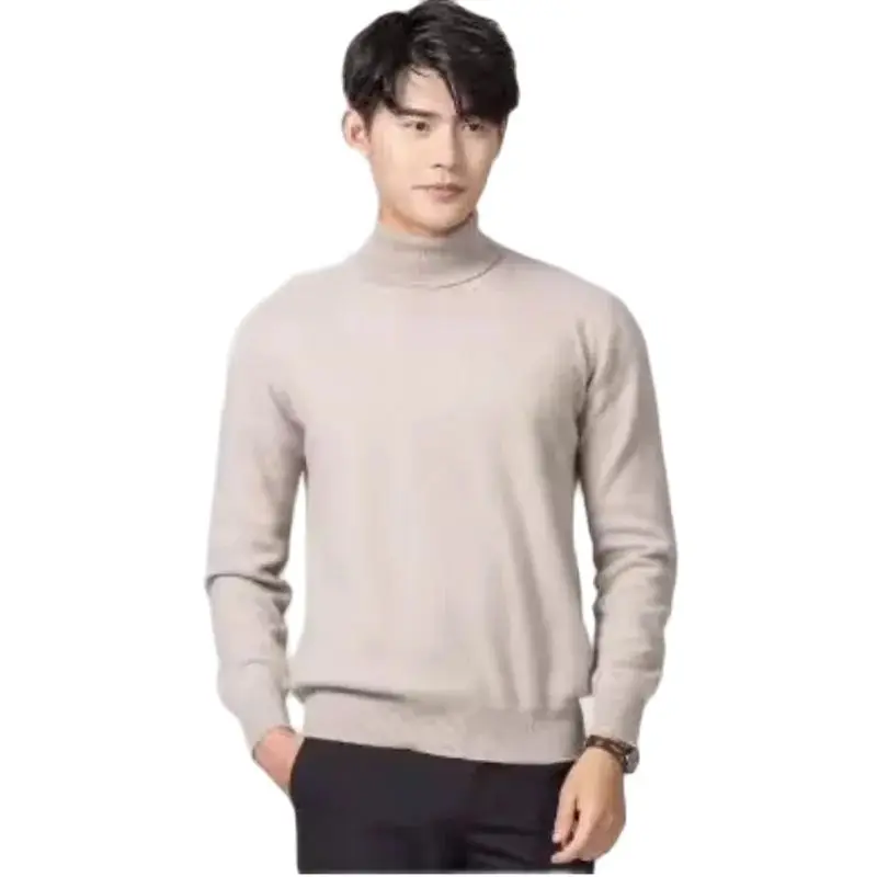 Cashmere turtleneck men sweater clothes for 2024autumn winter jersey hombre pull homme hiver pullover men high neck sweaters