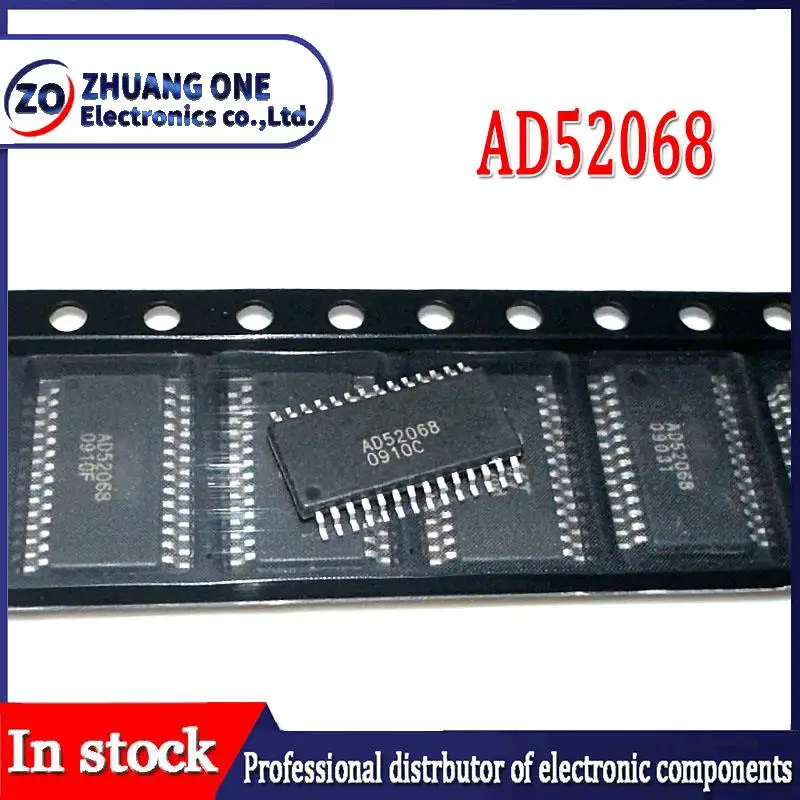 (5piece)100% New AD52068 AD52068-QG28NRT sop-28 Chipset