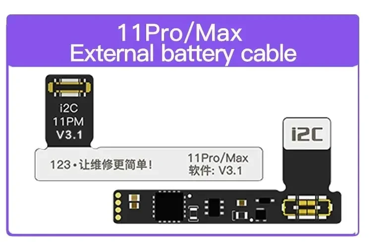 i2C KC01 Battery Repair Programmer for iPhone 8-15 Pro Max Repair Data Error Health Warnning Cycle Times Modify tools sets