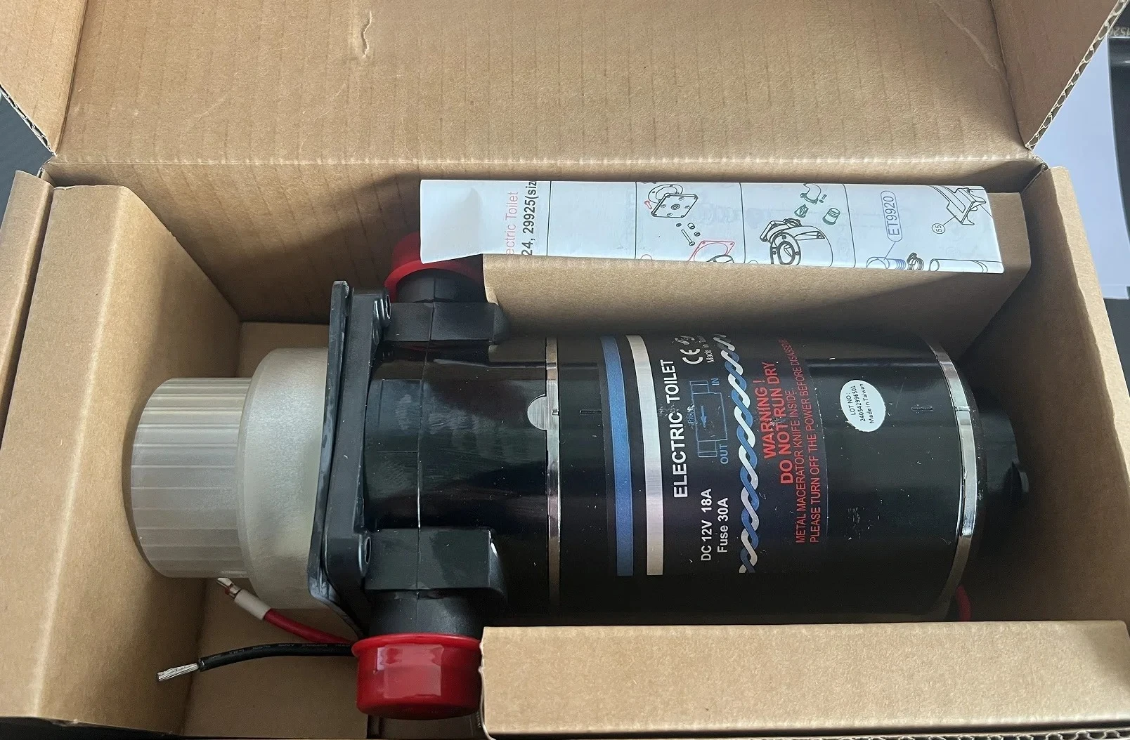 Electric Toilet Pump Motor TMC99907   Toilet Motor,