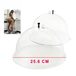 Dimensione della cena 25cm sollevamento dei glutei colombiani ventosa gluteo aumentare l'ingrandimento del seno pompa accessorio glutei strumenti di ingrasso