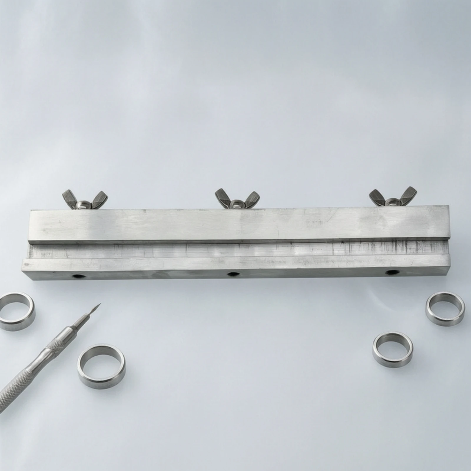 Engraving Clamp Adjustable Clamp with Wing-Nut Fasteners for Engravers, Jewelry Making, Stamping