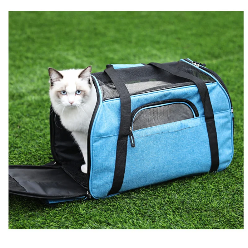 Cat Car Carrier Bags Dog Breathable Backpack Pet Foldable Outgoing Travel Tote Bag Cat Supplies Puppy Transport Box Accessories