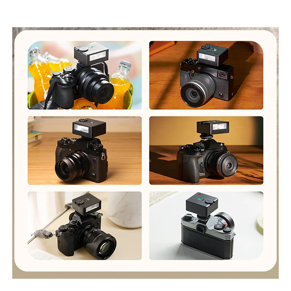 RISEN IM30 Mini Camera Flash Speedlite for Ricoh GR3 DSLR Cameras - Compact & Powerful