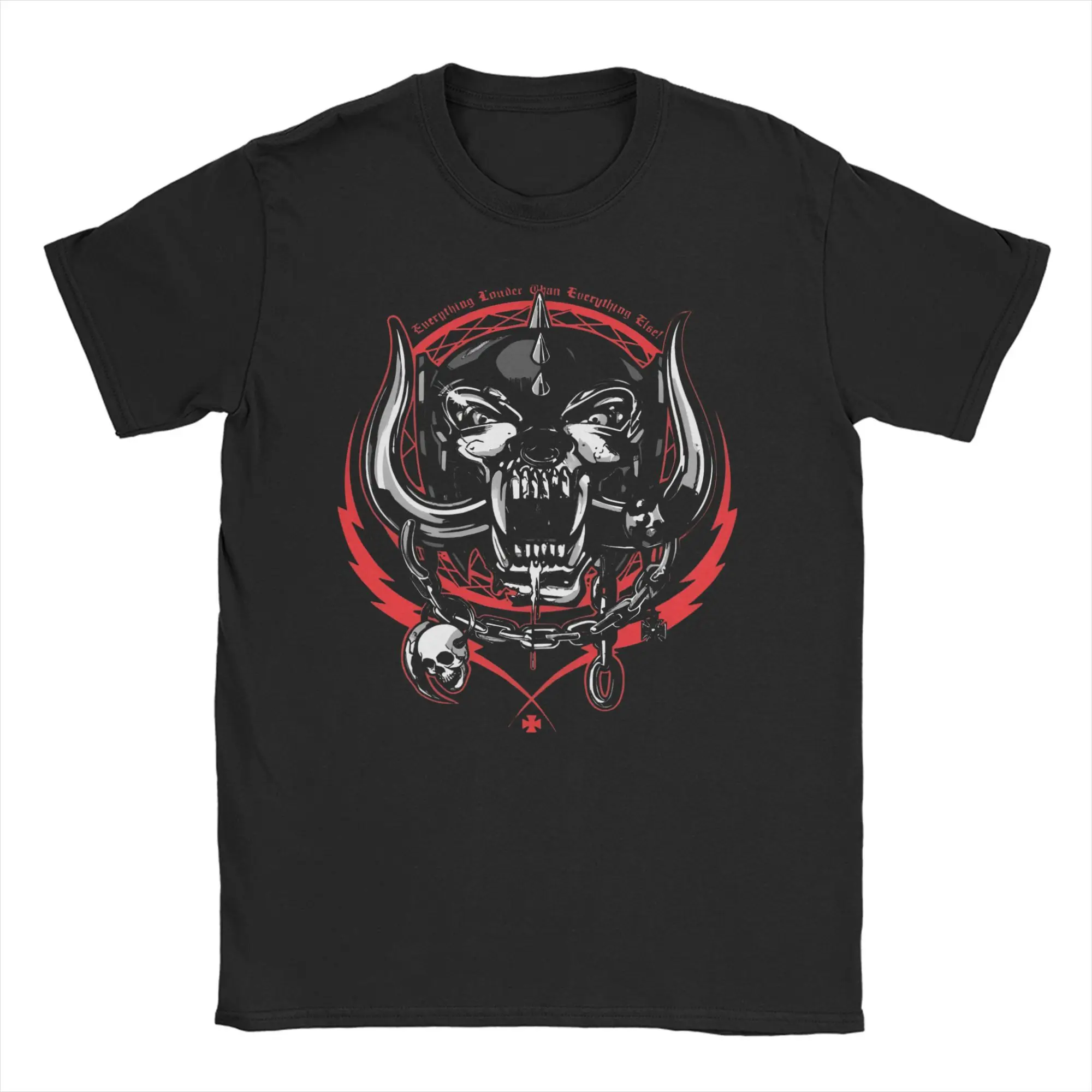 Camiseta Motorhead Mad para hombres y mujeres, camiseta a la moda, camisetas de manga corta con cuello redondo, ropa de algodón puro 4XL 5XL 6XL