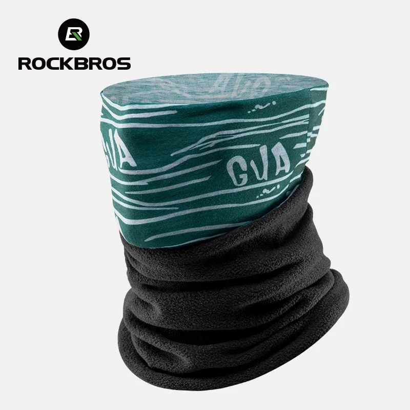 

ROCKBROS Cycling Face Mask Winter Fleece Balaclava Thickened Windproof Mask Neck Scarf for Cycling Snowboarding Outdoor Hiking