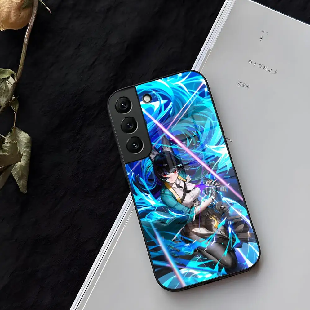 Hoshimi-Coque De TéLéPhone En Verre Pour Samsung Galaxy, Coque Pour Samsung Galaxy S21, S22, S20, S24, S23 Ultra Fe Plus, A16, A34, A54, A24, A52, A53, M54