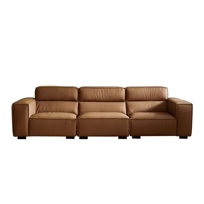 

Living room leather sofa