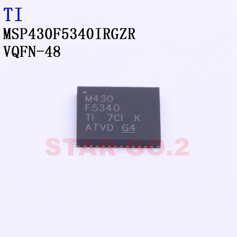 2PCSx MSP430F5340IRGZR VQFN-48 TI Microcontroller