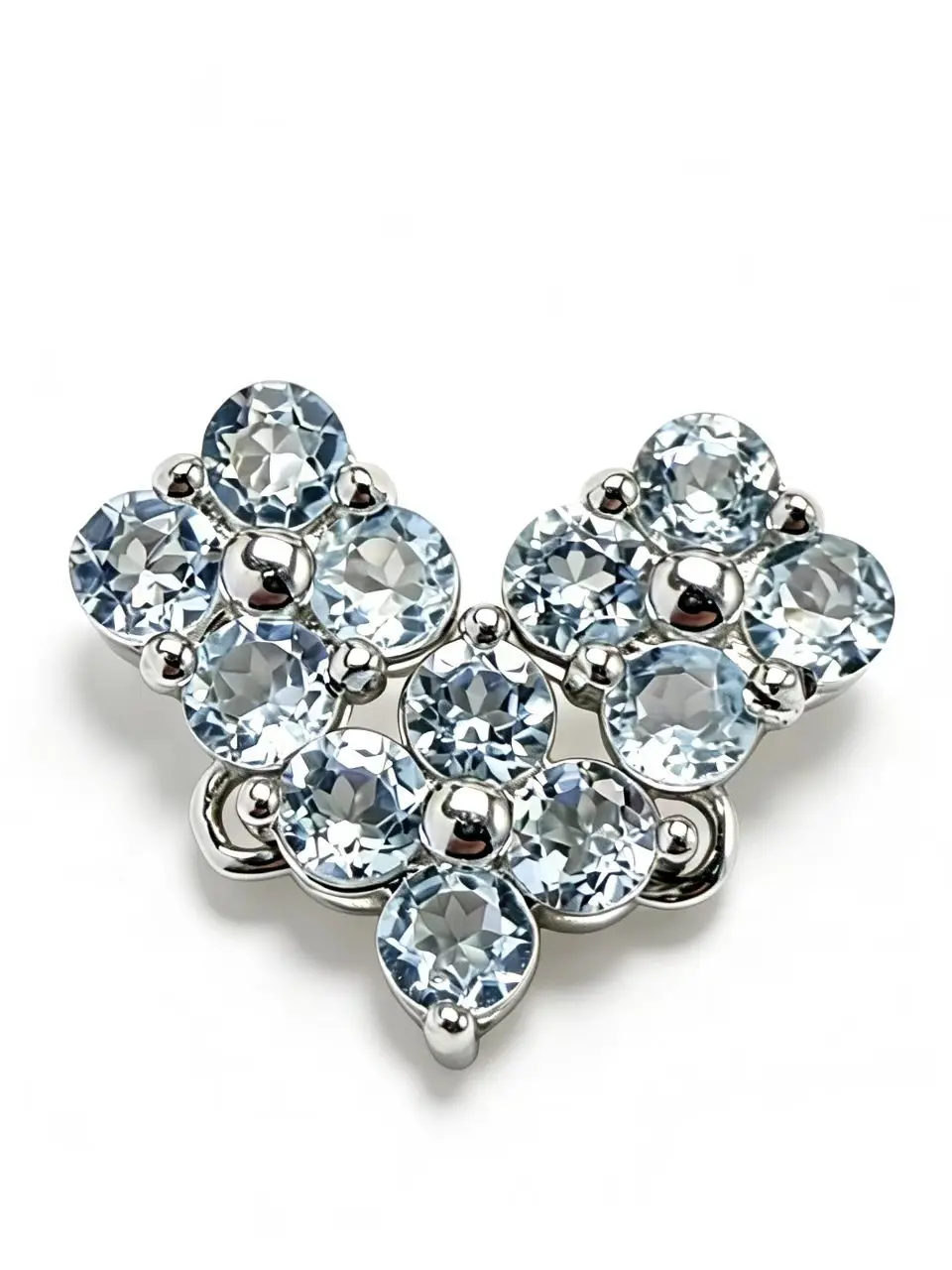 natural-sea-blue-topaz-heart-pendant-women's-fashionable-small-design-s925-pure-silver-necklace-luxury-style-jewelry