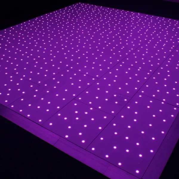 

High Quality Acrylic Floor RGB LED Starlit Twinkling Full White Starlit Dance Floor for Wedding Decoration Event bar