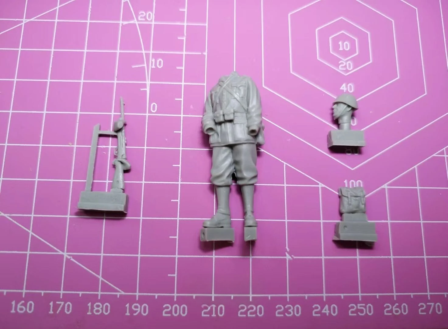 1:35 Die-cast Resin Figure Model Assembling Kit Resin Soldier Toy Model Unpainted Free Shipping