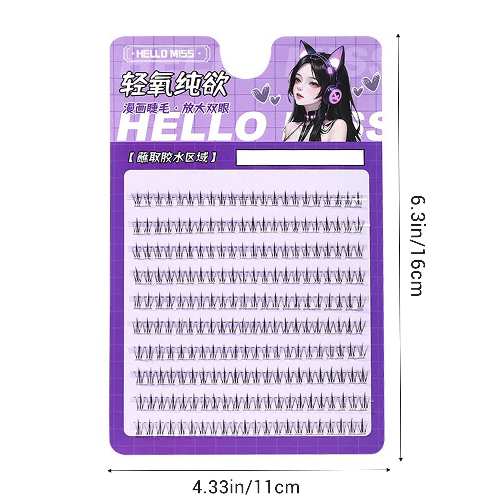 Bottom lash extenstions individual Natural Lower Segmented Eyelashes Wispy Volume Long Lower false Eyelashes supplies