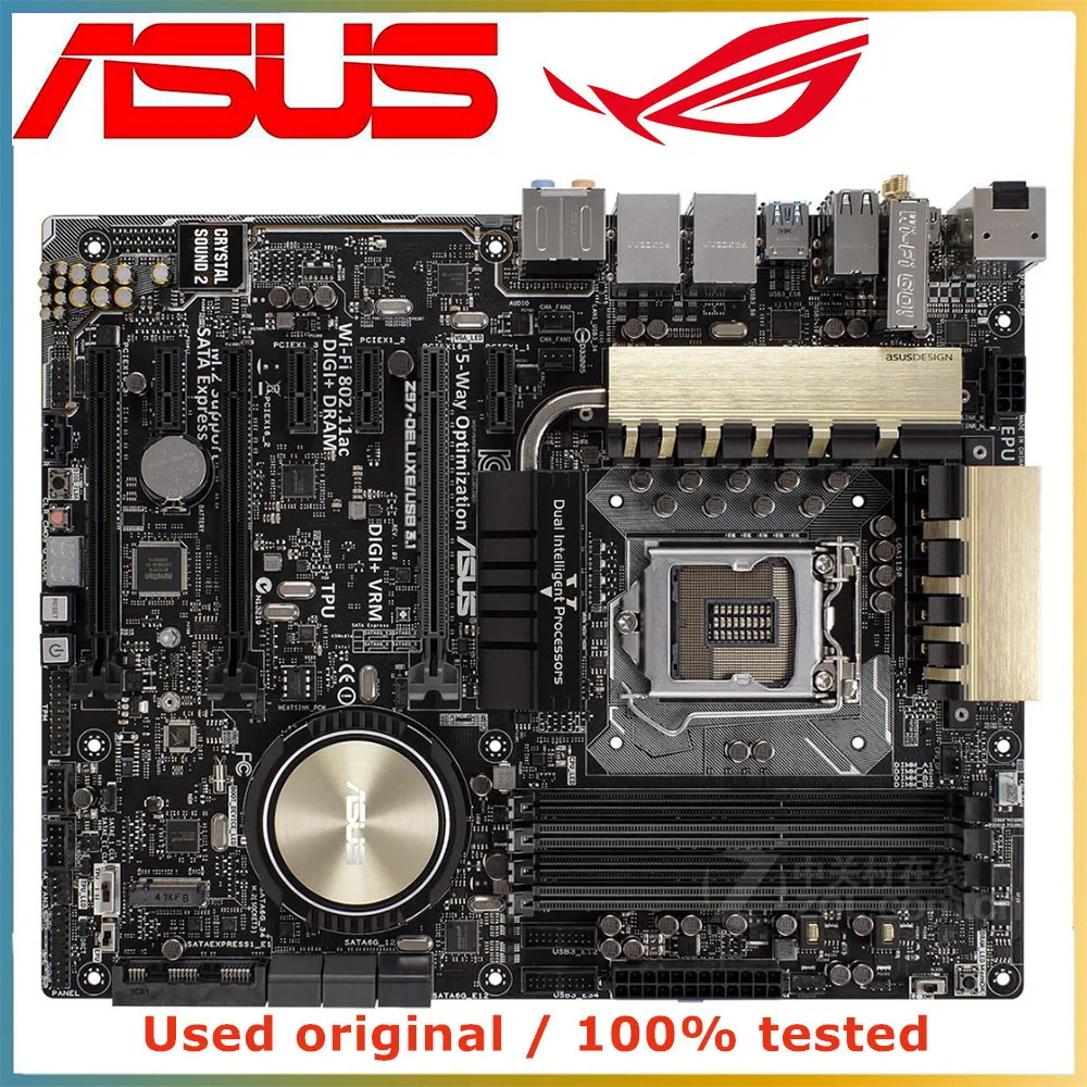 For ASUS Z97-DELUXE/USB3.1 desktop motherboard Z97 LGA 1150 SATA3 USB3.0 motherboard
