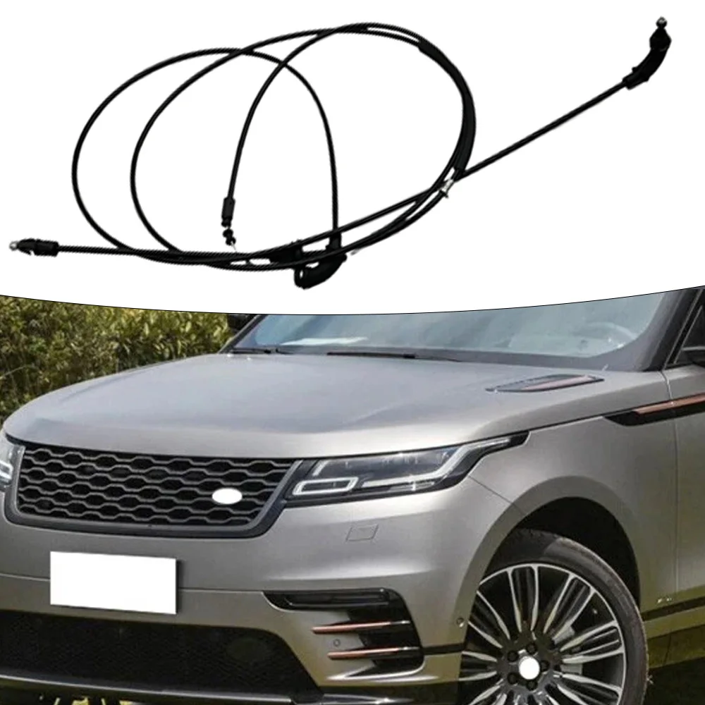 Engine Hood Latch Lock Release Cable for Land Rover Range Rover Velar 2017 2018 2019 2020 2021-2025 Left Hand Drive LR093229
