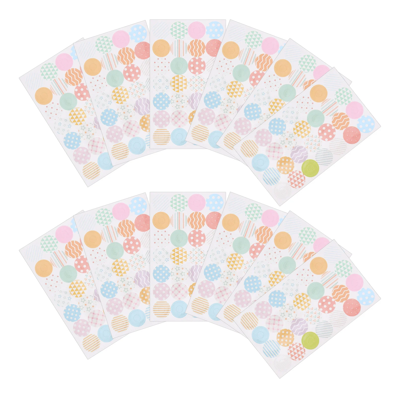 

20 Sheets Binder Hole Protector Ring Reinforcers Paper Circle Stickers Loose Leaf Reinforcement Punch Office Nail