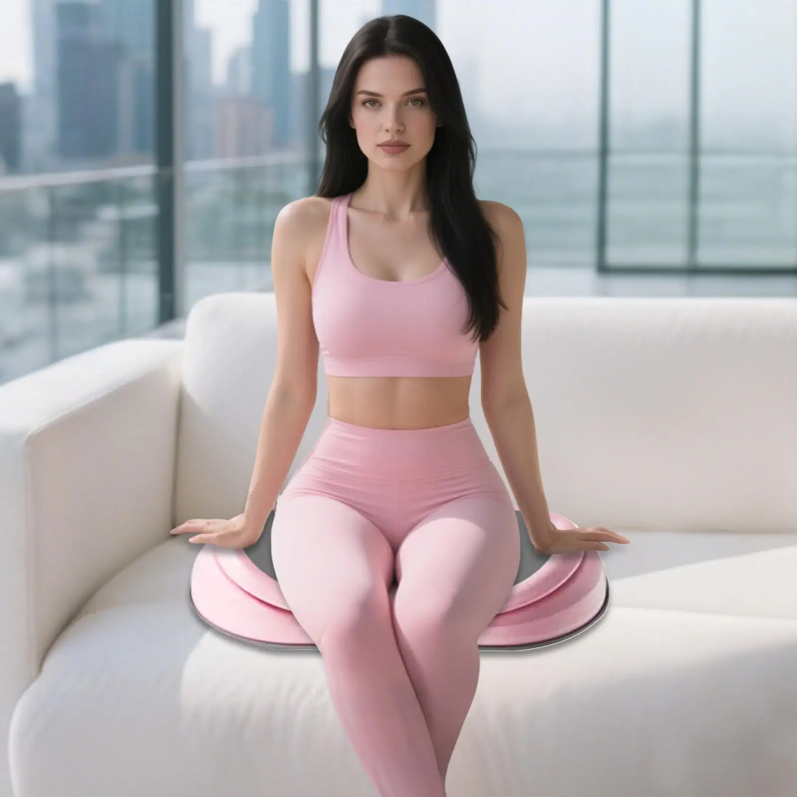 

Waist Twisting Machine Belly Fat Fitness Disc Abdomen Sculpting Fitness Equipment Seated Waist Twisting Board For Women Men