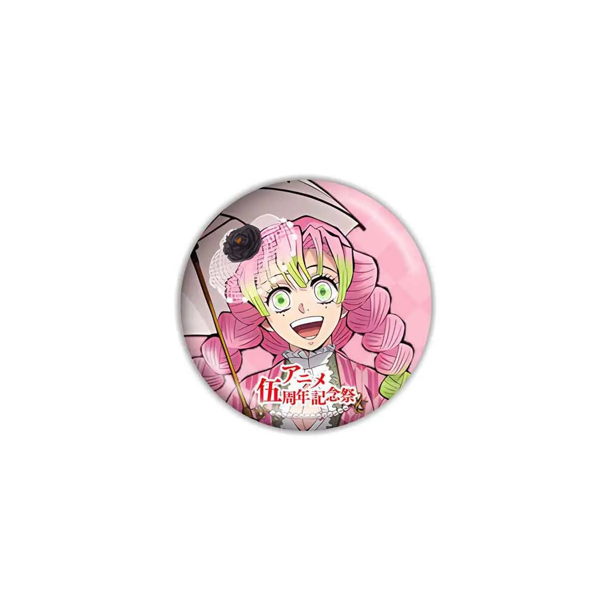 

Anime Demon Slayer Cosplay Glass Fragments Laser Cartoon Badge Backpack Decoration Pendant Brooch Accessories Birthday Xmas Gift