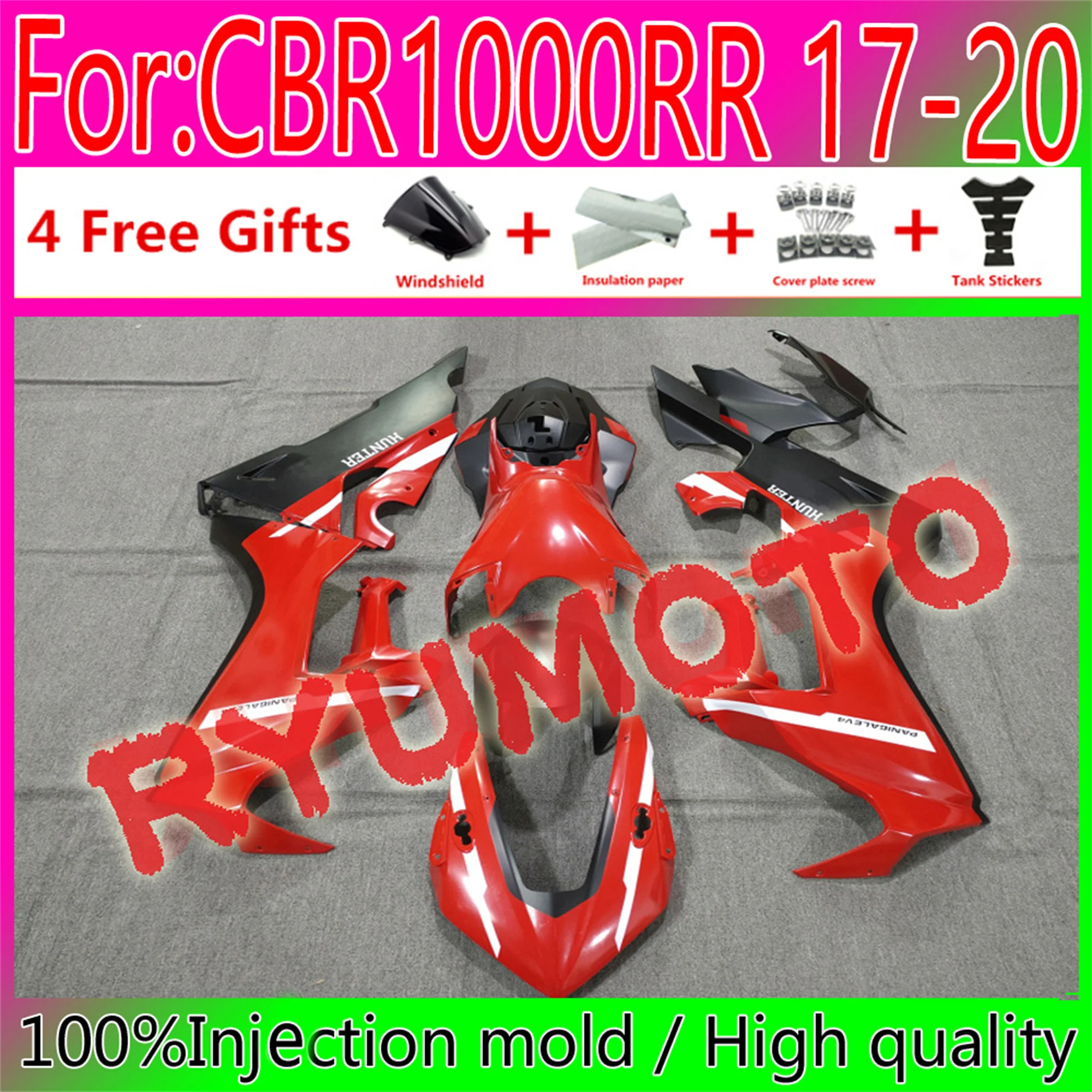 

ABS Motorcycle Fairings Kit Fit For Honda CBR1000RR 2017 2018 2019 2020 CBR1000 RR 17 18 19 20 Bodywork Fairing