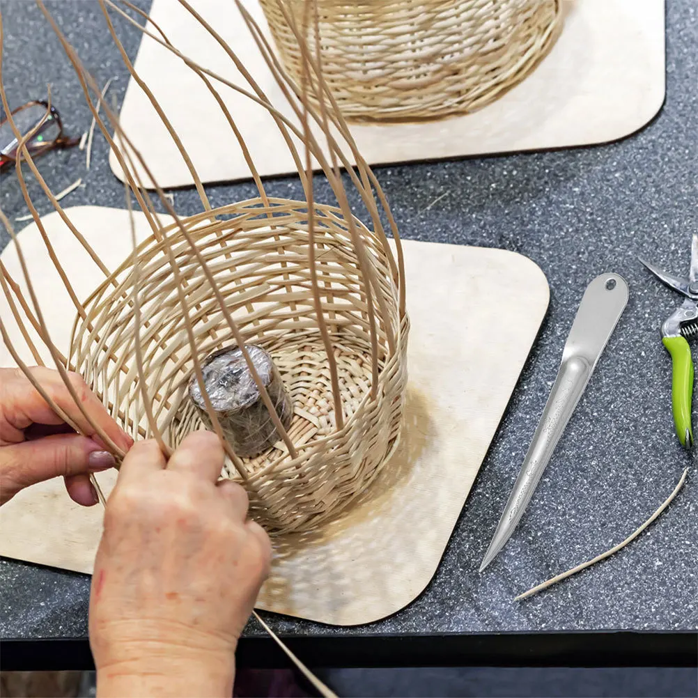 

1Set Basket Weaving Tool Wicker Basket Webbing Tool Durable Stainless Steel for Rattan Chair Repair DIY Handicraft Weaving